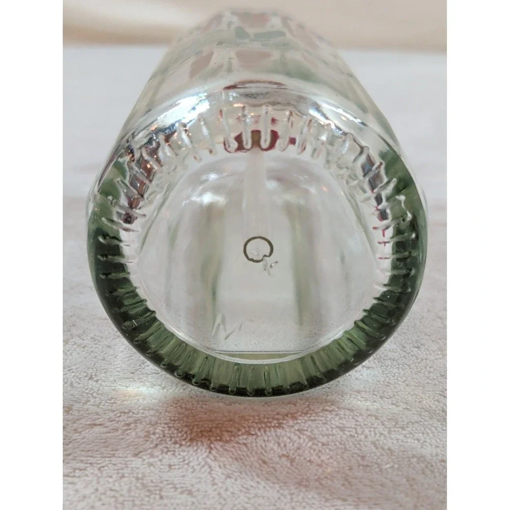 Vintage‎ Marsh's Soft Drinks Barrow Etched Glass Seltzer Bottle Soda Siphon